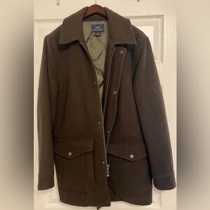 Brooks Brothers 346 wool blend overcoat